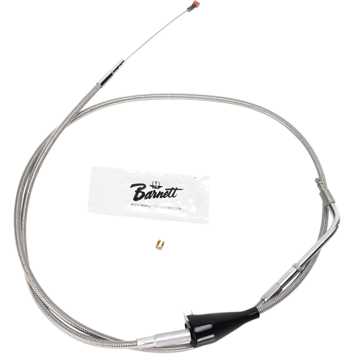 Barnett Stainless Steel Throttle Idle Cable +6" - 102-30-41035-06 For Harley Touring 2002-2007