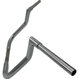 FAT Baggers INC. 1-1/4" EZ Install Flat Top Handlebar Reduced Reach 11" Chrome - 705011 For Harley Touring 2008-2021