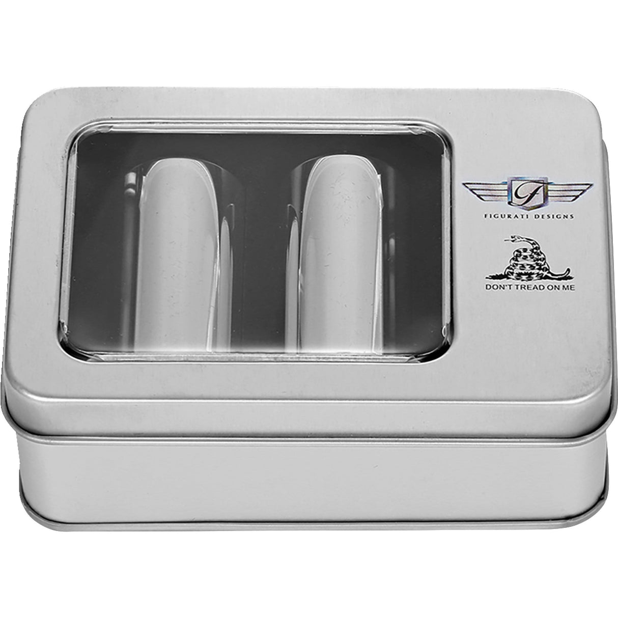 FIGURATI DESIGNS 3550-0345 FD40-DC-2545-SS Docking Covers don't tread on me - long - silver