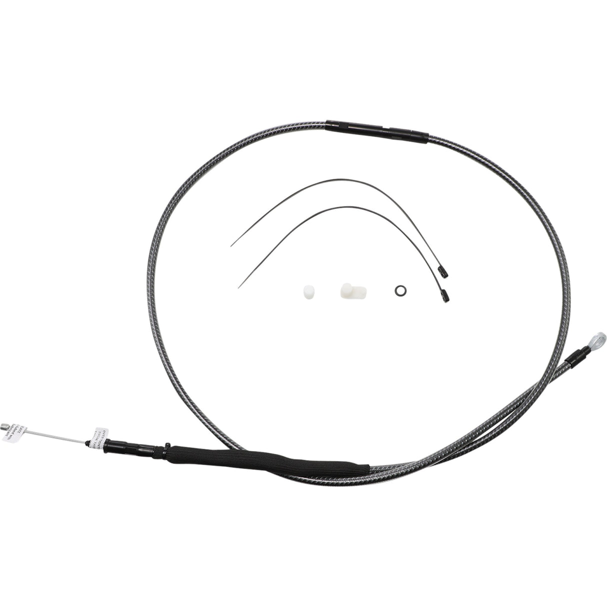 Magnum Shielding High-Efficiency Polished Karbonfibr Clutch Cable /16" - 722812 For Harley Motorcycles 2006-2024