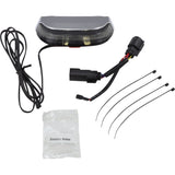 Ciro Crown Taillight With Lightstrike™ Technology Smoke Lens Chrome - 40153 For Harley Touring 2006-2026