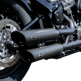 Slash Cut Race Mufflers - Black - 1801-1354