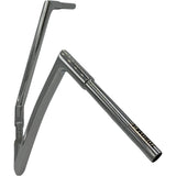 FAT Baggers INC. 1-1/4" EZ Install Flat Top Handlebar 14" Chrome - 708014 For Harley Motorcycles 2007-2025