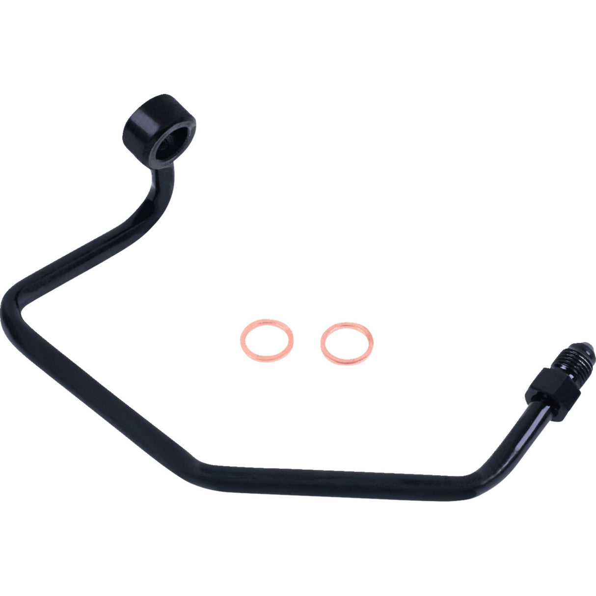 Magnum Shielding Hydraulic Control Unit Brake Line Adaptor HCU to Caliper Rear - AS4625 For Harley Touring 2014-2023