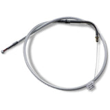 Magnum Shielding Sterling Chromite II® Braided Cable — Idle 26-1/2" - 3426 For Harley Motorcycles 1999-2017