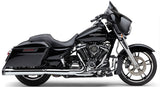 Cobra 4" Groove TIP Slip-ON Chrome - 6277 For Harley Touring 2017-2026