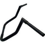 FAT Baggers INC. 1-1/4" EZ Install Flat Top Handlebar Reduced Reach 13" Black - 705013-B For Harley Touring 2008-2025
