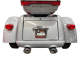 Tab Performance 4.5" B.A.M Stick Slip-On Mufflers | Chrome - Chrome Straight Tips, No Baffles 121-1293-C2-NB