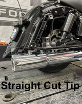 Tab Performance 121-1299-Z 50 Cal Slip-On for Touring Chrome -17 Up (Not Trikes) Zombie Baffles (Loud) Using Stock Cut or Other Tip