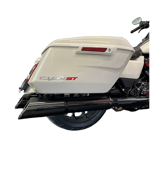 Tab Performance 50 Cal (5") Slip-On Mufflers | Midnight Chrome - 2017-Up, No Tips, No Baffles 121-4299-2017-UP-N-NB