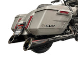 Tab Performance 50 Cal (5") Slip-On Mufflers Torched Chrome For Harley Touring 2016-2026