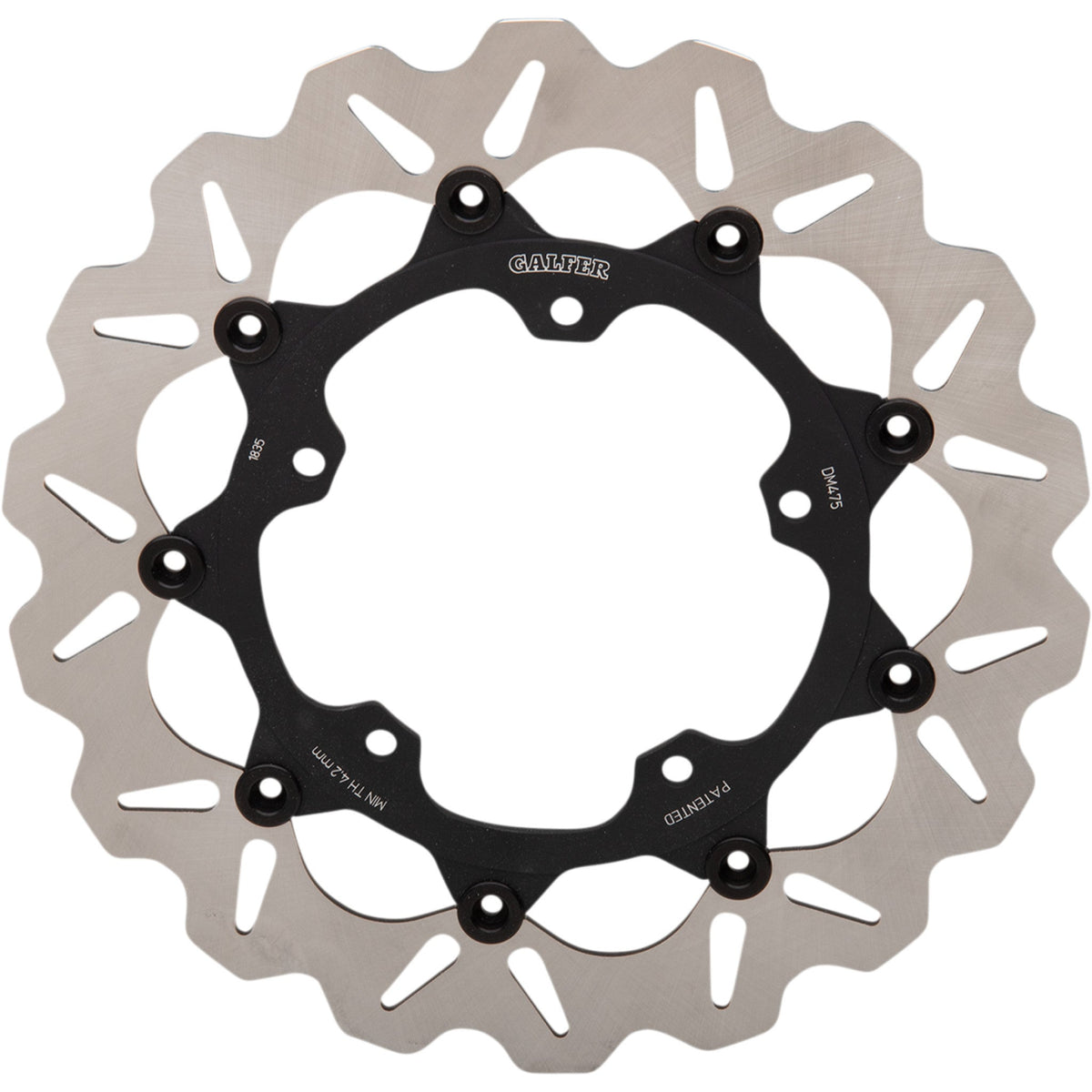 Wave R Motor GALFER 1710-3839 DF475CW Wave® Rotor Front Rotor – Black Label Performance