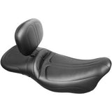LePera Maverick Daddy Long Legs Seat With Backrest Black Stitched - LK-957DLTBR For Harley Touring 2008-2023