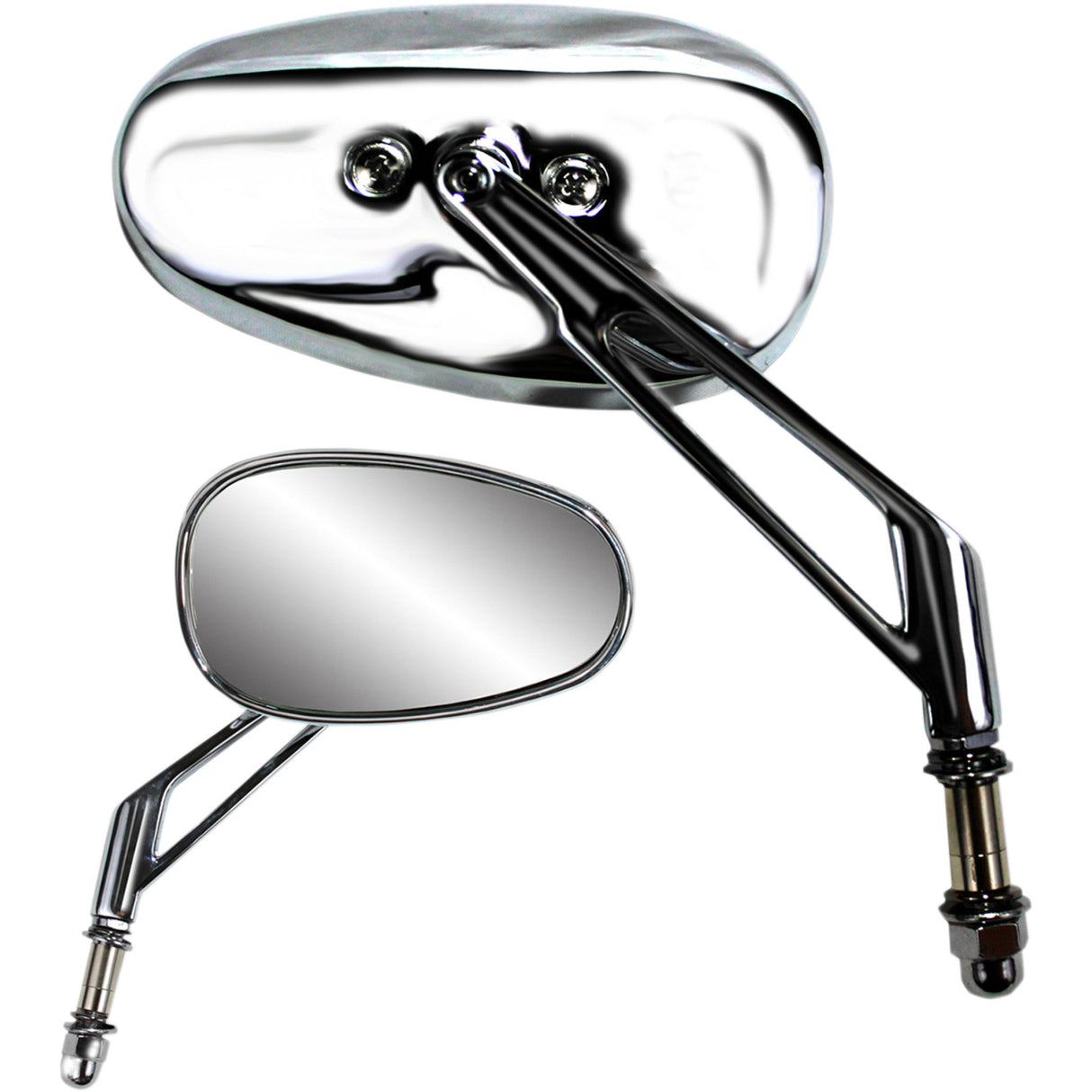 PARTS UNLIMITED 0640-0951 Billet Chrome Mirror