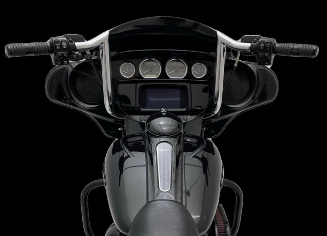 Tab Performance Folsom Prison Handlebars Street/Electra/Ultra Glide & TriGlide Ultra - - - 12", 1995-2024 Electra/Ultra Glide 1995-2023 Street Glide, Chrome 125-1120-12-1995-2024-CHROME