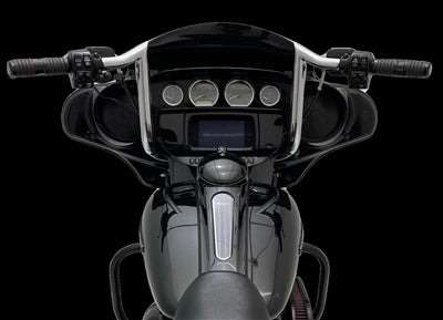 Tab Performance Folsom Prison Handlebars Street/Electra/Ultra Glide & TriGlide Ultra - - - 12", 1995-2024 Electra/Ultra Glide 1995-2023 Street Glide, Chrome 125-1120-12-1995-2024-CHROME