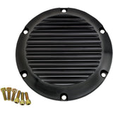 Joker Machine Billet Derby Cover Finned Black Anodized 6 Hole - 10-690-1 For Harley Sportster 2004-2022
