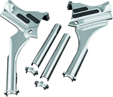 Kuryakyn 7866 Deluxe Neck Covers 95-07 Touring Models Chrome