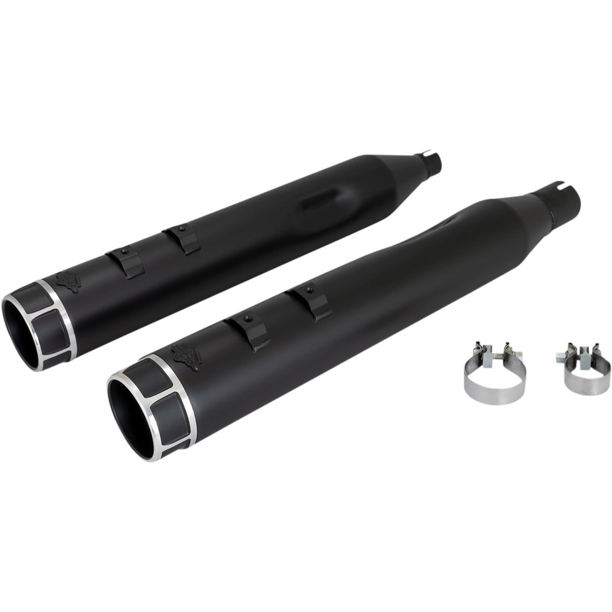 Vance & Hines Torquer 450 Slip-On Mufflers Machine Cut - 46676 For Harley Touring 2017-2026