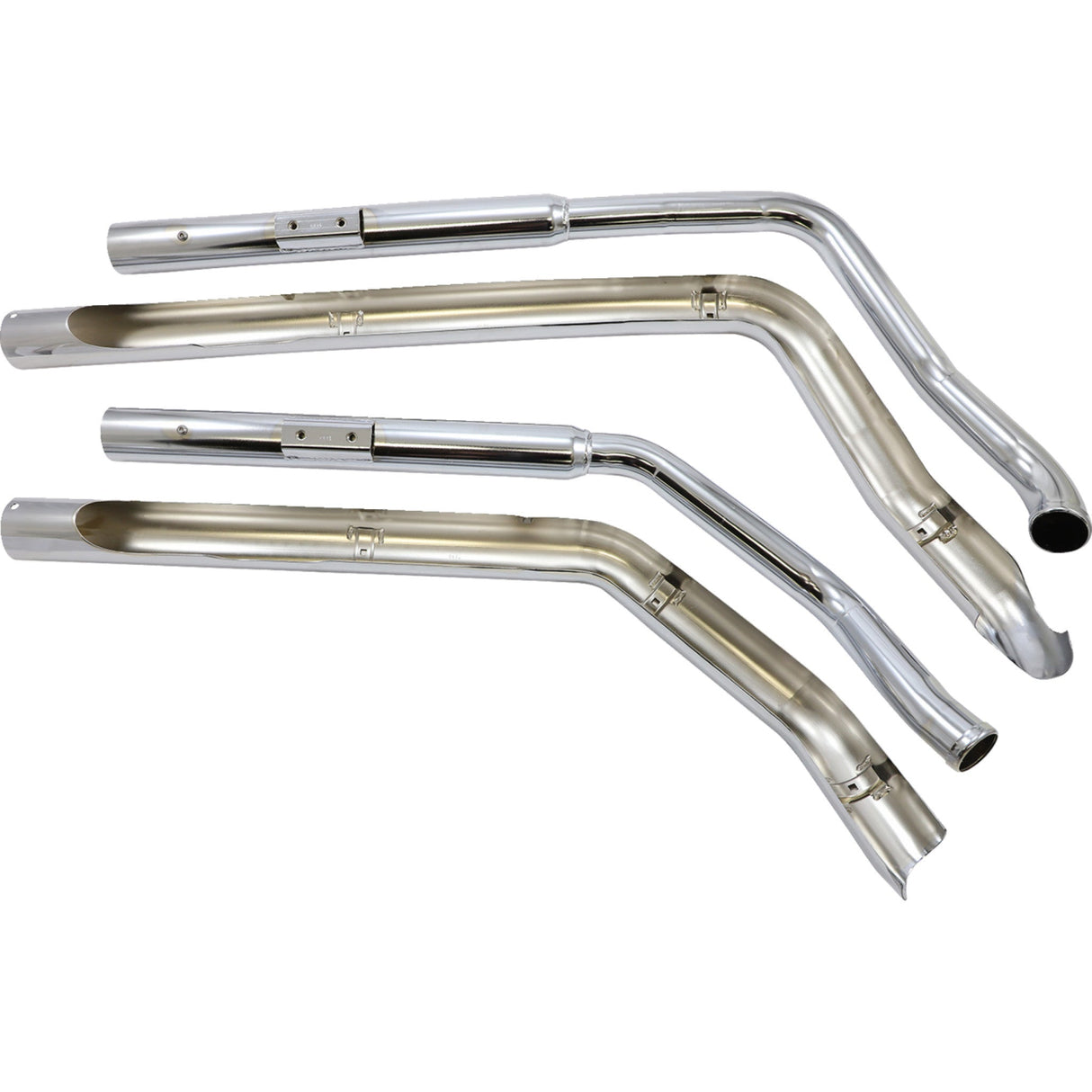 Cobra Dragster 2-Into-2 Exhaust System - 6815T For Harley Dyna 1991-2005