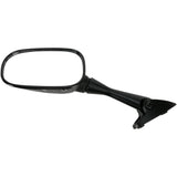 EMGO 0640-0674 20-37342 OEM-Style Replacement Mirror Mirror - Side View - Rectangle - Black - Left