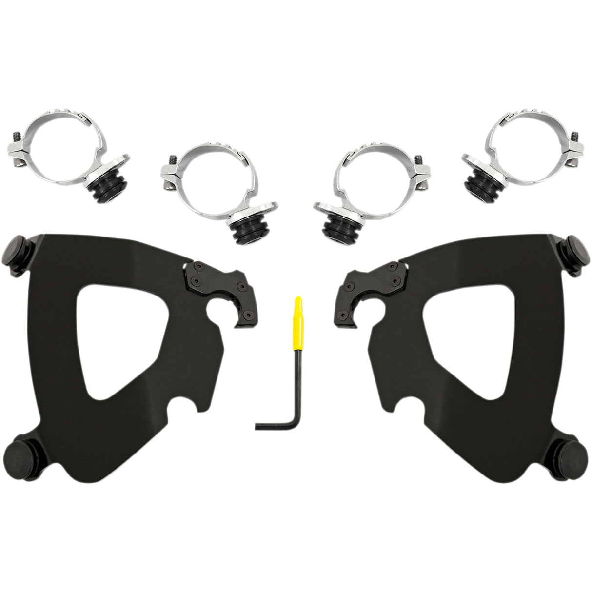 Memphis Shades Gauntlet Mounting Kit - MEB2033 For Harley Softail Low Rider 2018-2020