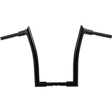 FAT Baggers INC. 1-1/2" EZ Install Pointed Top Handlebar 16" Black - 807016-B For Harley Touring 2008-2016