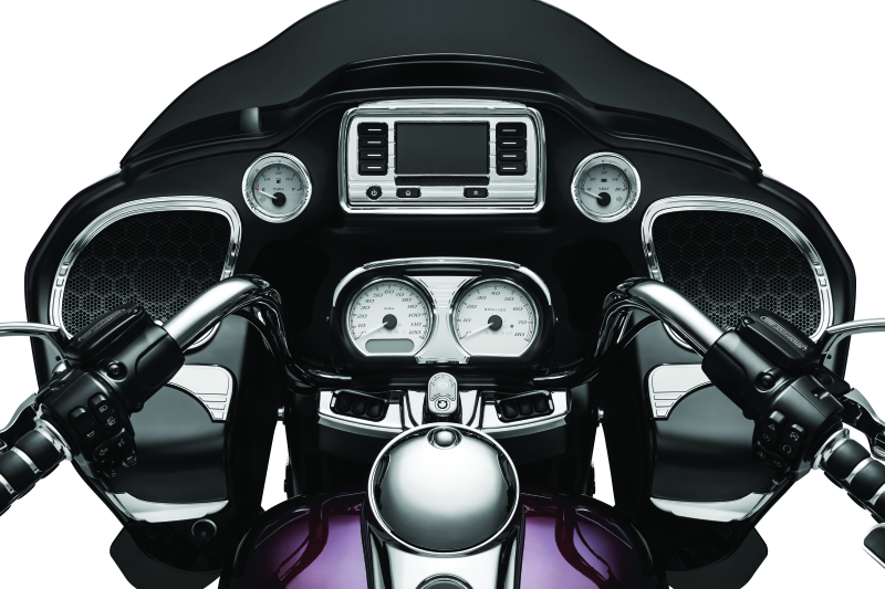 Kuryakyn 7385 Tri-line Speaker Accents For Road Glide Chrome