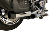 Tab Performance 131-1295-C3-Z 07 -17 Harley Davidson Softail Chrome Tip Slip On Muffler Compatible Exhaust Pipes Zombie Baffles (Loud) 3.5 Inch Chrome Billet Aluminum Slash Cut End Cap