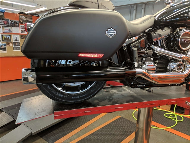 Tab Performance Sport Glide Compatible Exhaust Pipes Black For Harley Softail Sport Glide 2018-2021