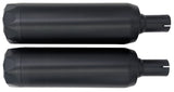 Tab Performance Fat Bob Softail Tip Compatible Exhaust Pipes Black For Harley Softail 2018-2022