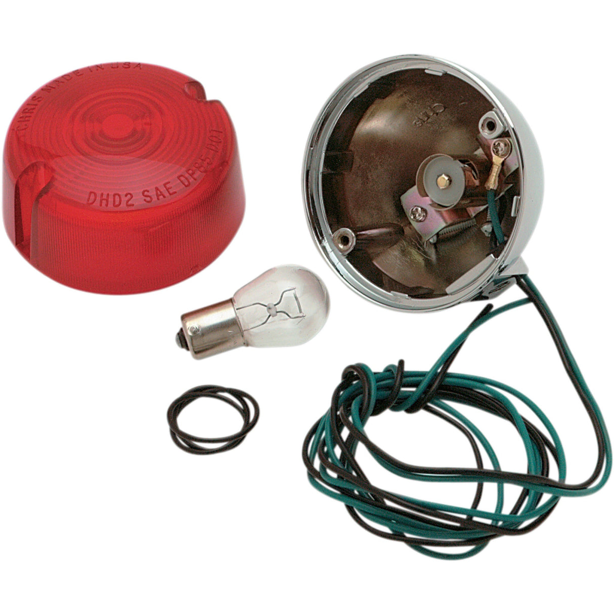 Chris Products Turn Signal Assembly - 8407R For Harley 1986-2006