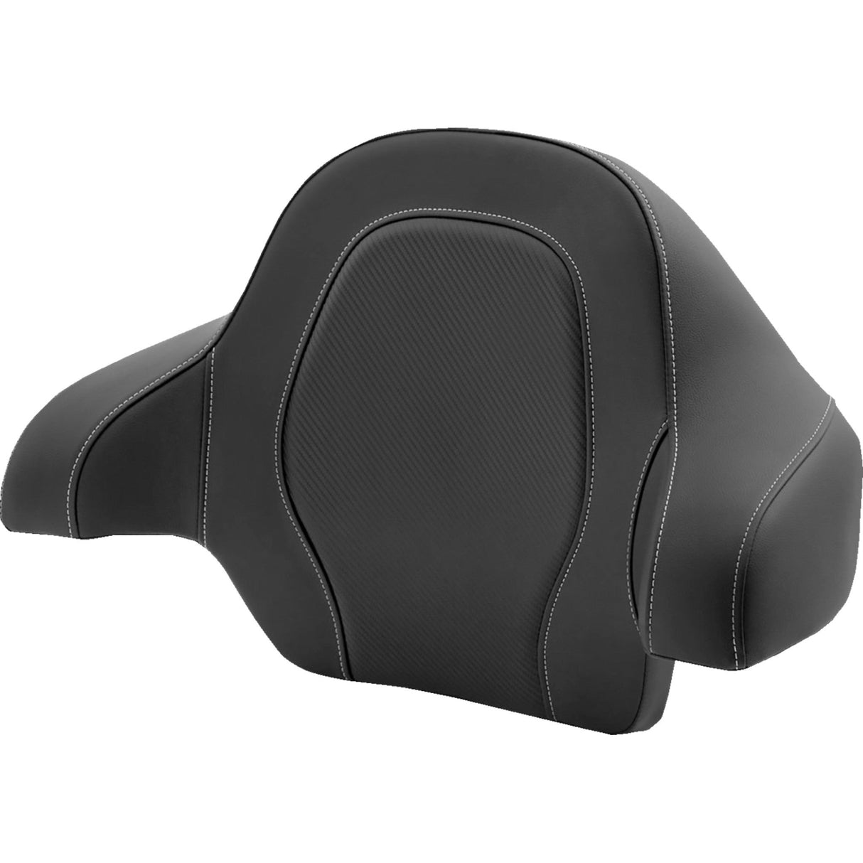 Saddlemen Tour Pak® Backrest Pad RoadSofa Black Carbon Fiber - 814-07-TPACK-CF For Harley Touring 2014-2026
