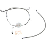 Magnum Shielding XR Stainless Extreme Response Front Brakeline Kit Brake Line Steel For Harley Touring 1995-2007