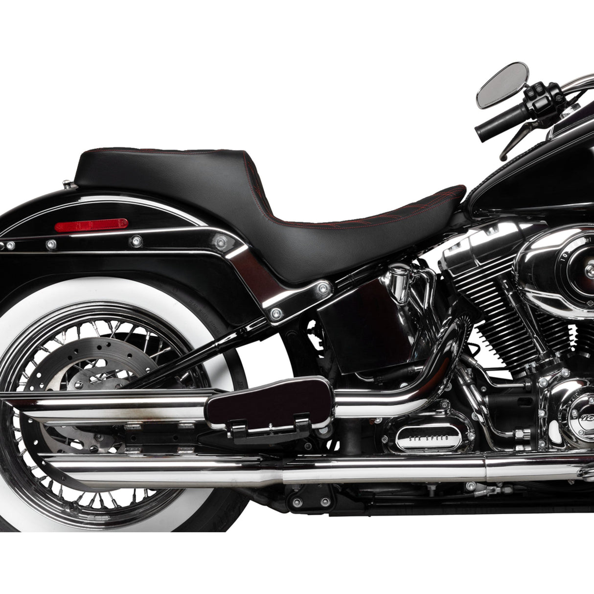 DRAG SPECIALTIES Performance Predator 2-Up Seat III - FL '00-'17