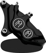 Performance Machine Caliper 137x4B Left 11.5in Contrast Cut - 0053-2919-BM For Harley Motorcycles 2000-2017