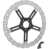 Arlen Ness 15" Big Brake Jagged Floating Rotor Kit Jagged Left Front 15" - 300-041 For Harley Softail 2018-2025