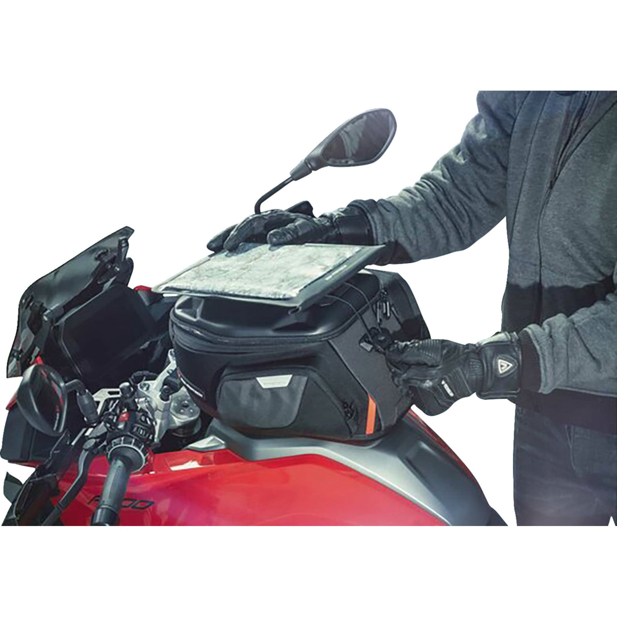 SW-MOTECH 3502-0486 BC.TRS.00.151.30001 Tablet Drybag molle system - black