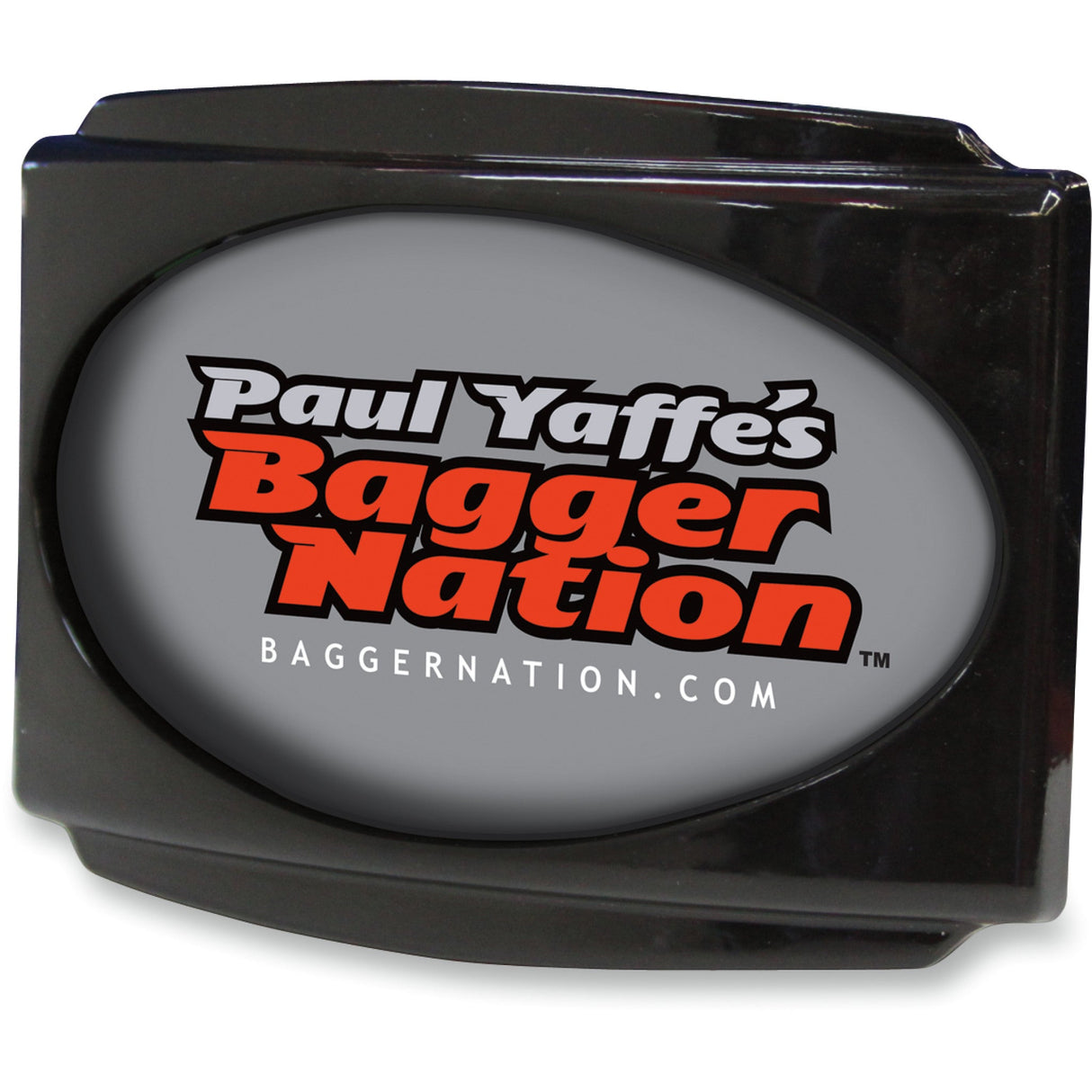 Paul Yaffe Bagger Nation Stealth III License Plate Frame CVO Black - PYO:USLP3-B For Harley Touring 2015-2019