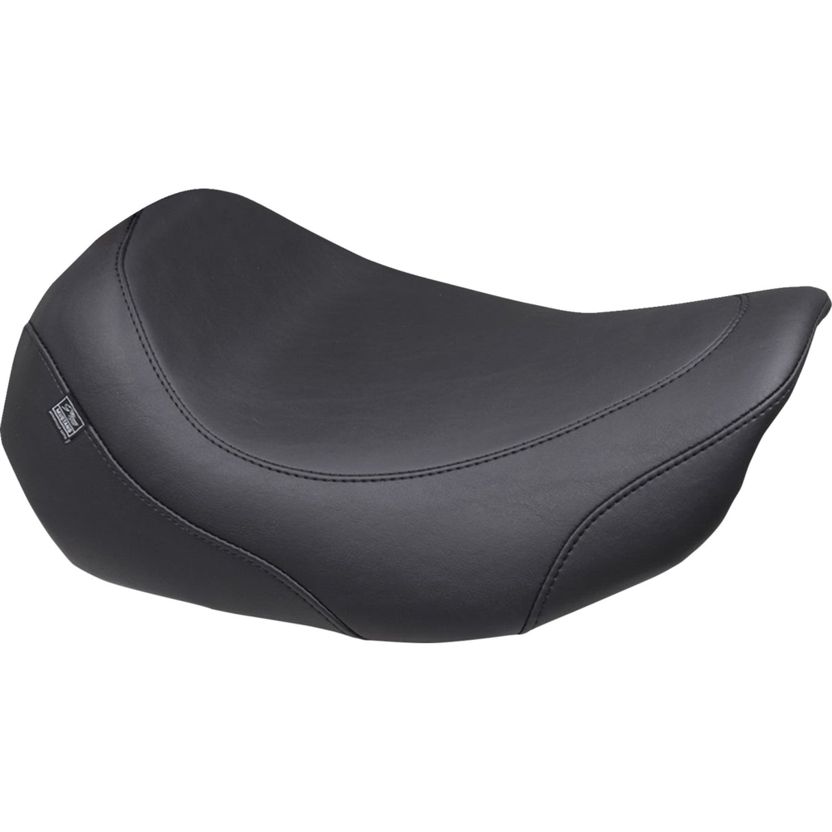 Mustang Wide Tripper™ Seat No Backrest Receiver Black Stitch - 88603 For Harley Touring 2023-2026