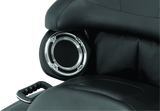 Kuryakyn 3792 Rear Speaker Accents For Harley-davidson Chrome
