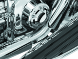 Kuryakyn Bridge The Gap Heat Shield Chrome - 9196 For Harley Touring 1993-2008