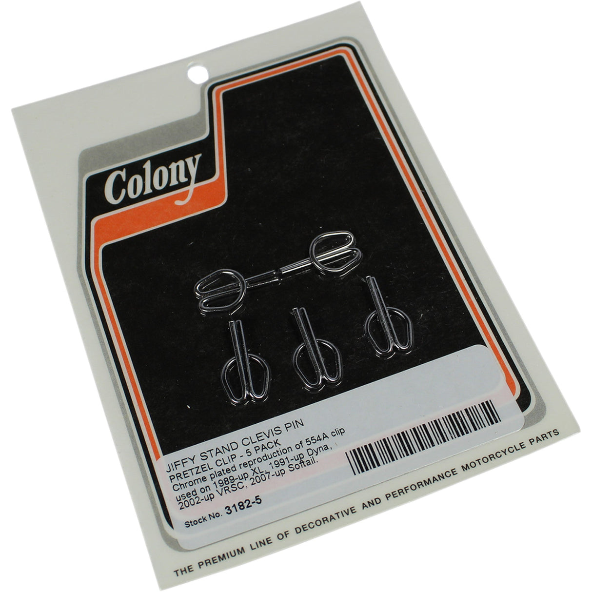 Colony Wire Clip - 3182-5 For Harley Motorcycles 1989-2020
