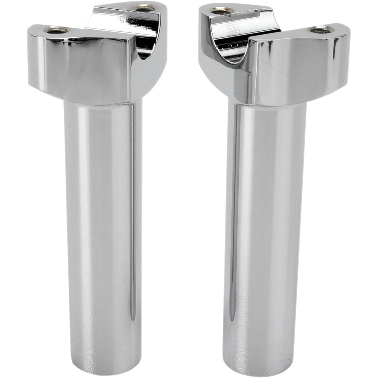 DRAG SPECIALTIES 0602-0400 Forged Aluminum Handlebar Risers straight - 5-1/2" - chrome