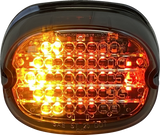 Low Profile LED Taillight with Integrated Auxiliary Turn Signals