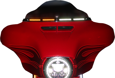 Genesis® 4 Dynamic LED Batwing Windshield Trim