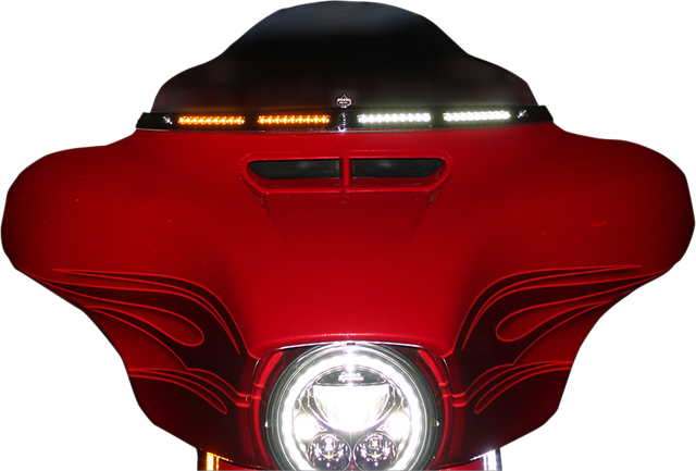 Genesis® 4 Dynamic LED Batwing Windshield Trim