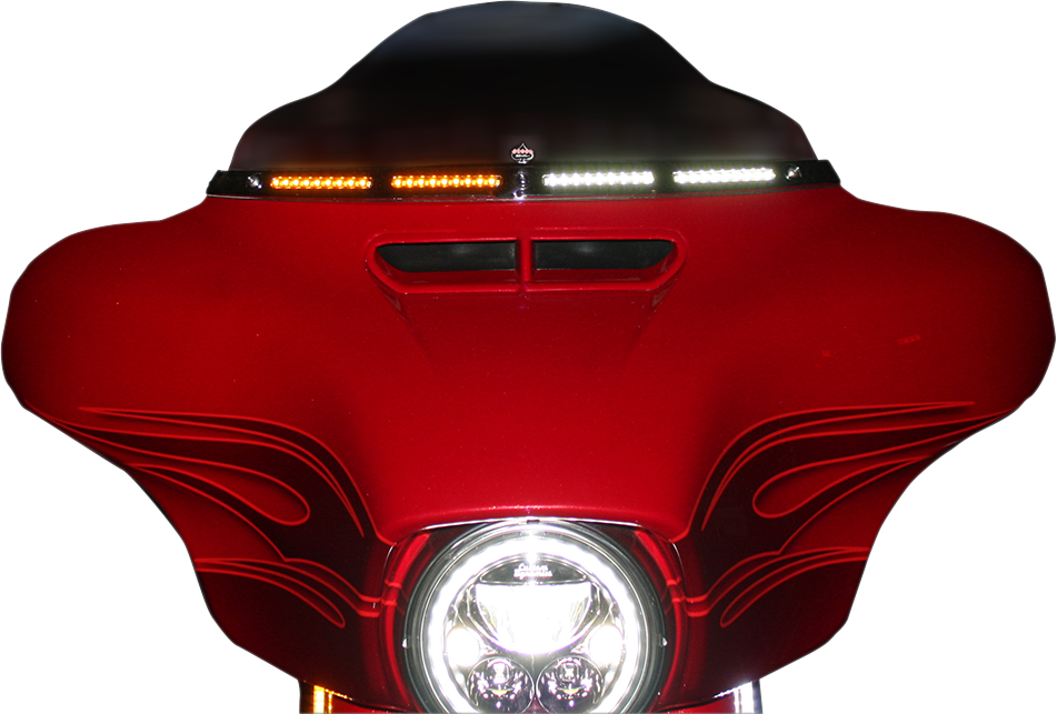 Genesis® 4 Dynamic LED Batwing Windshield Trim