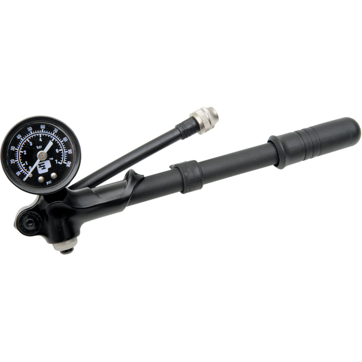 PROGRESSIVE SUSPENSION GP-0-100 GP3-100 Gauge-Mounted Pump - Air Shocks/Forks - Mini - 0-100 psi
