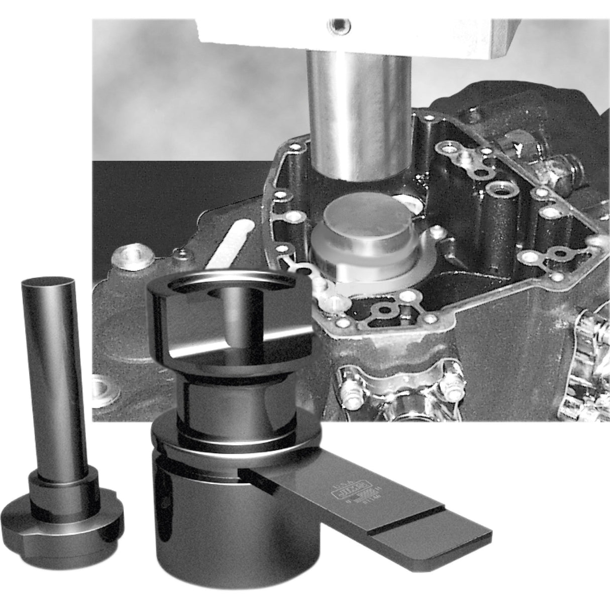 Jims Twin Cam "B" Motor Crankshaft Bearing Tool Cam Side Crankshaft Installer Remover - 1146 For Harley Softail 2000-2017